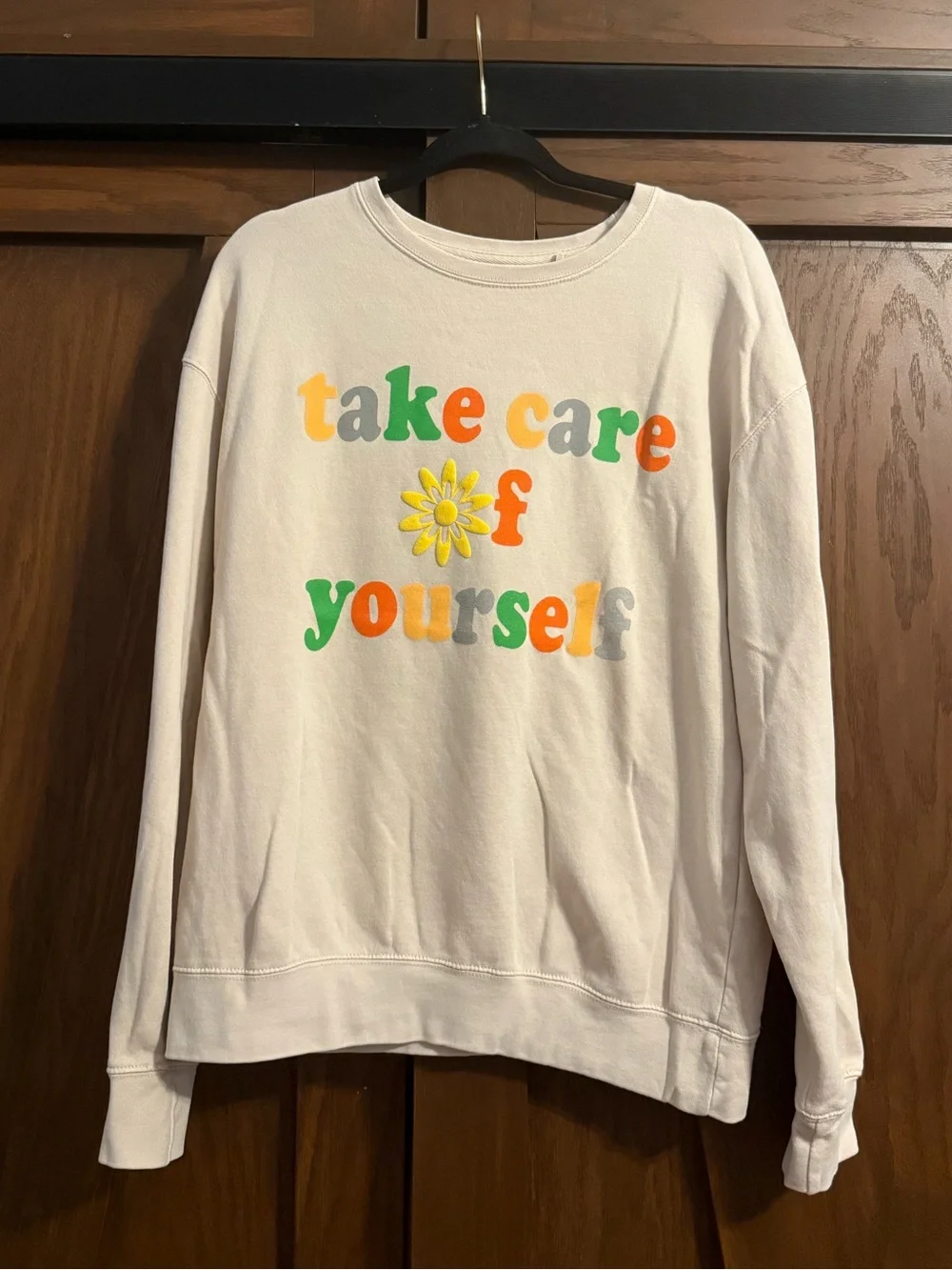 Pacific and Co. Women's Multi Sweatshirt Sz M Self-Care Personal Growth
